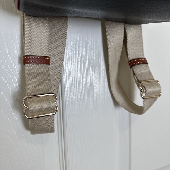 Dooney & Bourke Black/Brown/Red Pebble Grain Medium Murphy Backpack NWOT(W/ Bag) main image 14